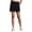 Black, variant on Active Women's Quick Drying Stretch Woven Pleat Front Relaxed Shorts with Pockets