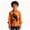 Orange, variant on Boys Tops Casual Long Sleeve Collar Shirt with Chest Print for Seasonal Everyday Wear Kids Fashion Top Suitable for Holidays and Outdoor Activities