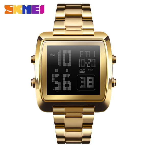 Full Steel Mens Watches Top Brand Luxury Military Sports Watches Clock Waterproof LED Digital Watch Men Relogio Masculino