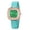 Green, variant on Square Elastic Watch: Easy Reader Analog Quartz Stretch Band Dress Watch Expansion Band Wristwatch for Women