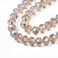thumbnail image 4 of 10Strand Electroplate Glass Beads Strands AB Color Plated Faceted Rondelle Peru, 4 of 4