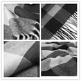 thumbnail image 2 of Men's Classic Winter Plaid Scarf - Soft Warm Scarf with Fringed Edges, Stylish Cold Weather Accessory, 2 of 5