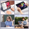 thumbnail image 5 of Detachable Bluetooth Keyboard Cover for iPad 11 Gen A16 11" 2025 / iPad 10 Gen 10.9" 2022, Slim Folio Case with Apple Pencil Slot,Purple, 5 of 8