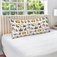 thumbnail image 4 of Excavator Dump Truck Plush Pillow Cases King Size Ultra Soft Warm Pillowcases with Zipper 20"x40", 4 of 9
