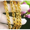 thumbnail image 3 of HOOUN Collier Dragon 6N 24K BAHT Thaï Jaune Or GP 24 Pouces, 3 of 5