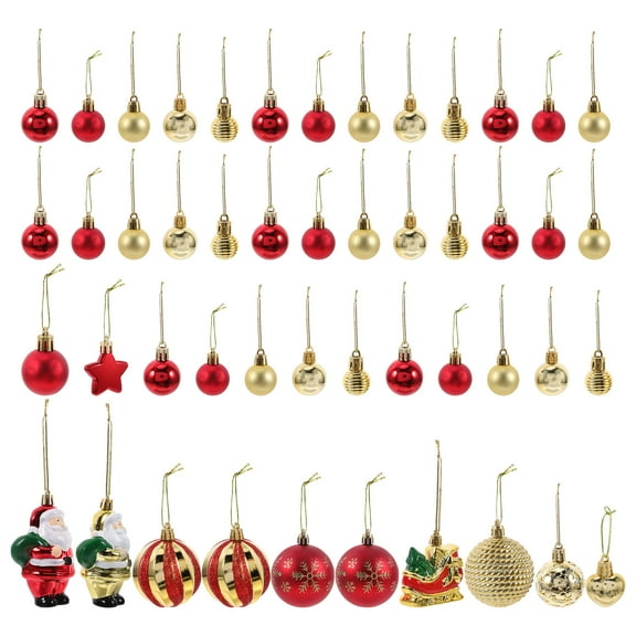 FELTECHELECTR Shatterproof Christmas Ball Ornament Resin Assorted Color 72-Pcs