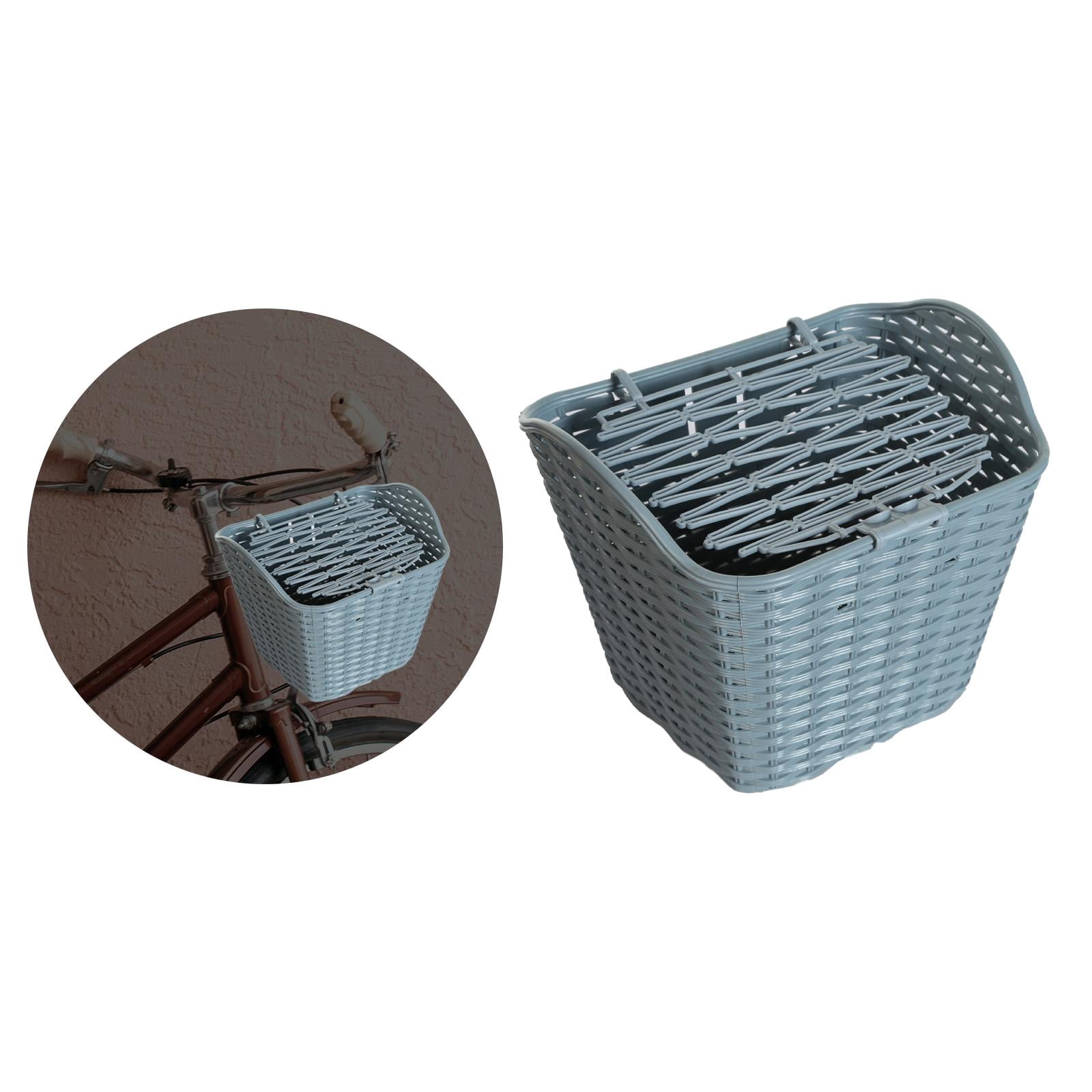 Front Basket with Cover Bike Basket for Outdoors Cycling Accessories Gray