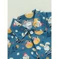 thumbnail image 4 of 2Pcs Toddler Baby Boy Easter Outfits Easter Egg/Bunny Short Sleeve Button Down Shirt Top Shorts Set Summer Clothes, 4 of 7