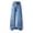 Z06-Blue, variant on Cute Bow Jeans for Girls Baggy Kids Wide Leg Denim Pants High Elastic Waisted Y2K Boyfriend Skater Streetwear 6-14Y