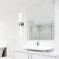 thumbnail image 2 of WAC Lighting Juliet 20" 2-Light Aluminum Bathroom Vanity & Wall Light in Chrome, 2 of 4