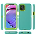 thumbnail image 5 of Xhy Moto G Power 5G 2023 Case Military Grade Heavy Duty 3 in 1 Shockproof Armor Rugged Durable for Motorola G Power 5G 2023 Phone - Green+Yellow, 5 of 6