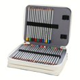 thumbnail image 4 of Amazon AliExpress 124-agujero multicolor de gran capacidad lápiz cremallera de tres capas lápiz caso cepillo bolsa de almacenamiento, 4 of 6