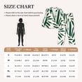 thumbnail image 4 of Vsdgher Palm Branch With Leaves Pajamas Set Long Sleeve Sleepwear Womens Button Down Nightwear Pj Sets-Medium, 4 of 7