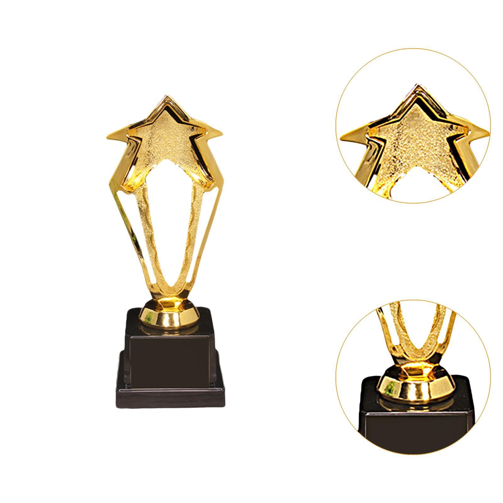 WLPZXP Trophies Star Trophy Awards Kids Small Trophies Decor for Basketball Tournaments 27.5cm Tall