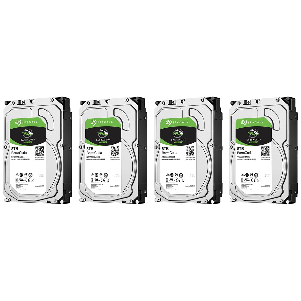 Seagate 2 PACK BarraCuda 8TB SATA III 6 Gb/s 3.5" Internal Hard Drive Kit