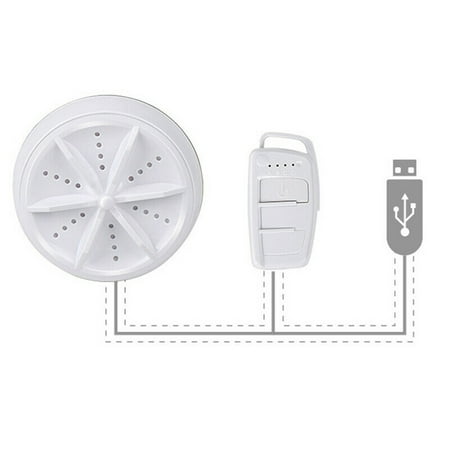 Seyurigaoka USB Mini Washing Machine Portable Personal Rotating Turbine Clothes Washer for Home