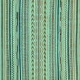 thumbnail image 1 of Ahgly Company Indoor Square Abstract Light Blue Modern Area Rugs, 7' Square, 1 of 4