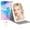 Colorful, variant on PETGLE Rechargeable Travel Makeup Mirror with Lights and 10X Magnifying Mirrors, Portable Lighted Vanity Mirror with 80 Led,2000mAh Battery,3 Color Lighting,Touch Dimming,Tabletop Light up Mirror