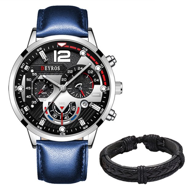 Relojes deportivos de moda para hombre, pulsera de cuero de lujo, reloj con calendario de cuarzo para hombre, reloj luminoso informal de negocios, reloj para hombre Tan Jianjun unisex