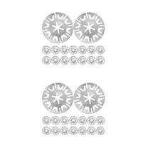 OUNONA 40 pcs Engine Securing Clips Push-On Fasteners Steel Tooth Lock Washers for Automotive Heat Shield Engine Cover