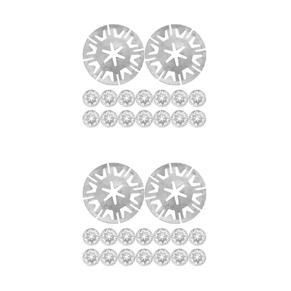 OUNONA 40 pcs Engine Securing Clips Push-On Fasteners Steel Tooth Lock Washers for Automotive Heat Shield Engine Cover