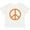 AA-White, variant on Inktastic Funky Orange Peace Sign Boys or Girls Baby T-Shirt