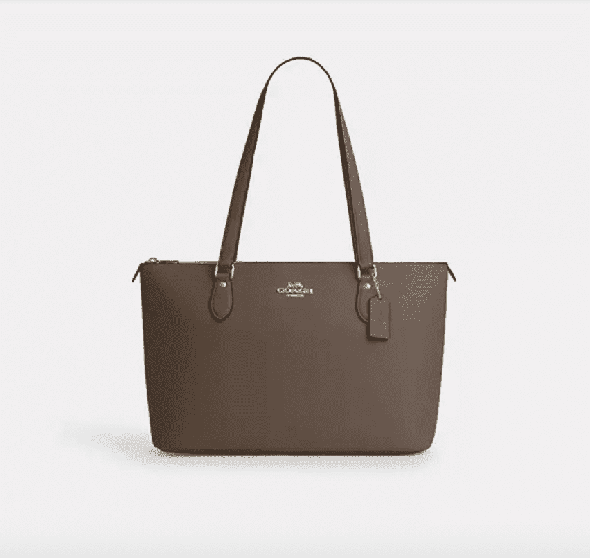 Tory Burch Womens Ella Canvas Tote-Black / Dark 148792-002