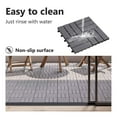 thumbnail image 6 of vidaXL Decking Tiles 10 pcs Gray Wash 11.8"x11.8" Solid Acacia Wood, 6 of 8