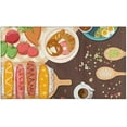 thumbnail image 2 of Pineapple Kitchen Rug Rugs Set of 2 Modern Vintage 47x17 Inch Mat, 2 of 7