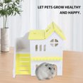 thumbnail image 4 of OULII Hamster Playhouse Guinea Pig Hideout Villa Fun Cage Accessory For Pets For Sleep Play Rest, 4 of 4