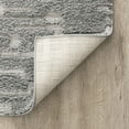 thumbnail image 5 of Bliss Rugs Artisan Shag Contemporary 9' x 12' Gray and Ivory Indoor Area Rug, 5 of 8