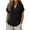 Black-01, variant on Tops for Women V Neck Plain T-Shirts Casual Loose Short Sleeve Blouses Relaxed Summer Vacation Shirts