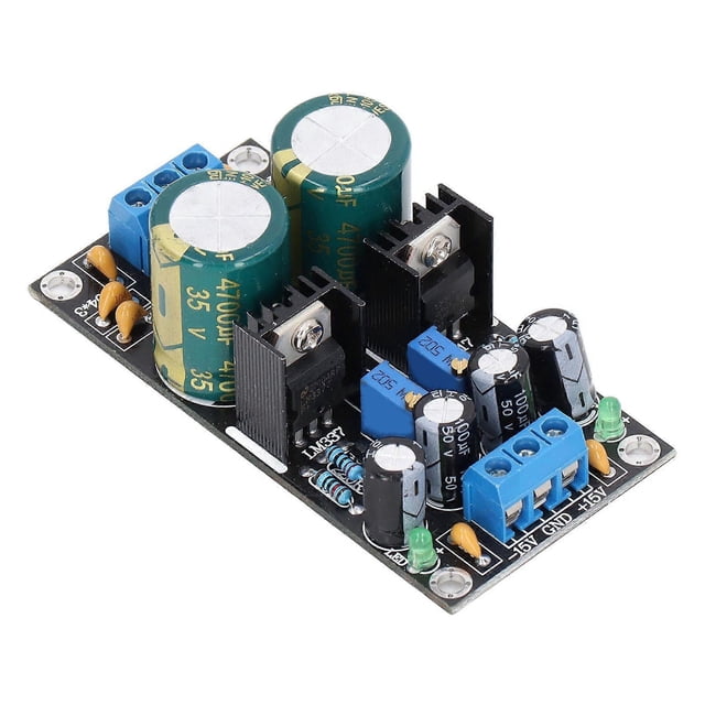 High quality LM317+LM337 adjustable voltage regulated power supply board
