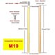 thumbnail image 5 of Extension Rod for Pendant Light Sloped Adapter for Pendant Light Adjustable Height Metal Pendant Light Mounting Rod, 5 of 5