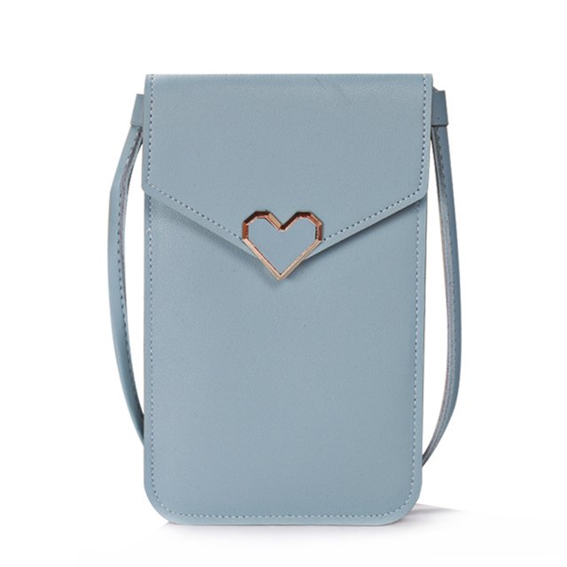 Bolso bandolera para niñas, mini cartera simple a la moda, bolso con hebilla portátil