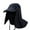 Navy Blue, variant on DA BOOM Fishing Hats Sun hat with Face Masks Outdoor Detachable Sun Protection Caps Windproof Neck Face Mask Visors Flap Cover
