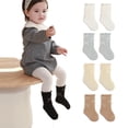 thumbnail image 3 of AJZIOJIRO 1 Pairs Baby Girls Knee High Long Socks Toddler Infant Boys Autumn Thigh High Socks Cartoon Cotton Socks for 0-8T, 3 of 9