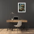 thumbnail image 3 of OToole, Tim 15x18 White Modern Wood Framed Museum Art Print Titled - Tres Koi I, 3 of 4
