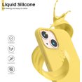 thumbnail image 5 of iPhone 13 Mini Silicone Case (5.4 inch) {Shock-Absorbent- Protective Slim Silicone Case Compatible for iPhone 13 Mini (5.4 inch} Color Yellow, 5 of 6