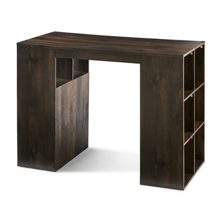 Mainstays 12-Cube Standing Craft Table and Storage Desk, Dark (Best Standing Desk 2019)