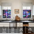 thumbnail image 4 of Color Game Console5.4 3-Piece Kitchen Curtains Set Kitchen Curtains Sets with Valance for Windows Rod Pocket Machine Washable Kitchen Decor Decorations (54"x18"+2x27.5"x24"), 4 of 6