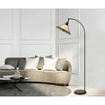 thumbnail image 3 of BO-3122FL-BZ-Cal Lighting-Downbridge - 1 Light Arc Floor Lamp In Contemporary Style-65 Inches Tall and 11 Inches Wide-Mica/Dark Bronze Finish, 3 of 6