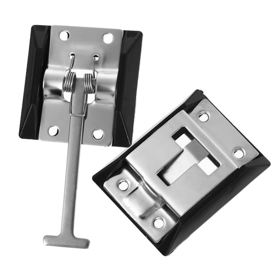 MIPCASE Stainless Steel T Style Door Holder for Rv Trailer Entry Door with Heavy Duty Hook
