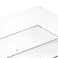 thumbnail image 4 of Drawer Storage Divid Box Transparent Plastic Tray, Stackable Storage Organizer for Bedroom Bathroom Office Use, 4 of 5