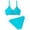 Mint Green-e1b, variant on Mnyotv Girls Bikini set Two Piece Swimsuits With Chest Pad V-Neck Bathing Suits summer beach Swimwear