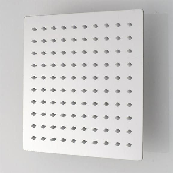 Minkissy Stainless Steel Square Waterfall Showerhead Pressure Boosting High- Shower 1 Set