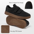 thumbnail image 3 of Ecetana Walking Shoes for Women Casual Shoes with Lace-Up Suede Low-Top Sneakers, 3 of 5