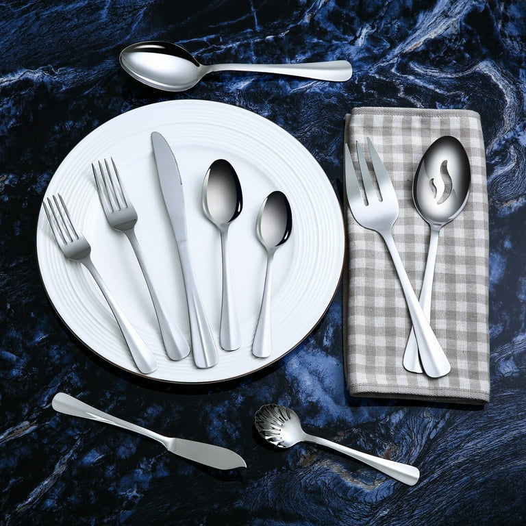 Free Shipping! Mainstays Stainless Steel Flatware Set with Wooden