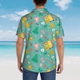 thumbnail image 6 of Daiia Happy Summer Hawaiian Shirt for Men Gentle Cotton Regular Short Sleeve Casual-3X-Large, 6 of 9
