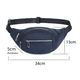 thumbnail image 2 of Bolso bandolera de pecho informal para exteriores, ligero, multiusos, con bolsillos para teléfono móvil, para hombres y mujeres, 2 of 5